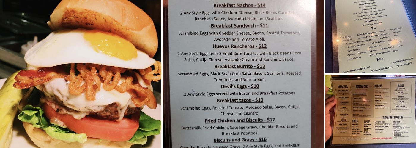 Devil's Alley Bar & Grill Menu