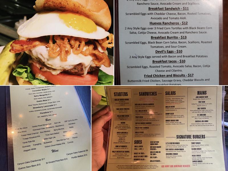 Devil's Alley Bar & Grill Menu