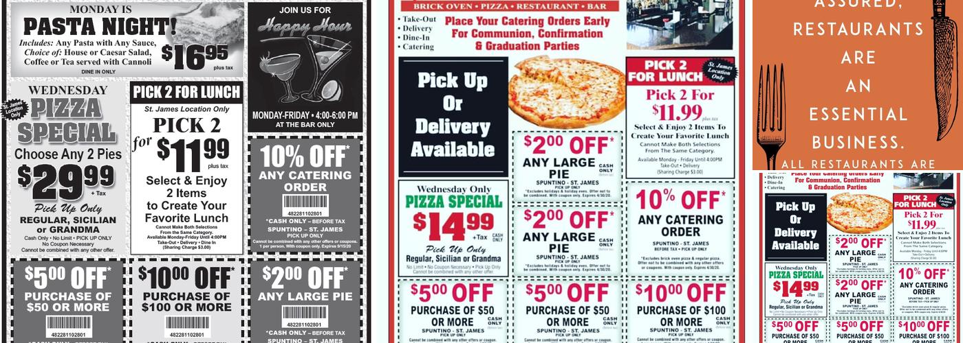 Spuntino St. James Menu