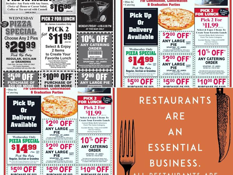 Spuntino St. James Menu