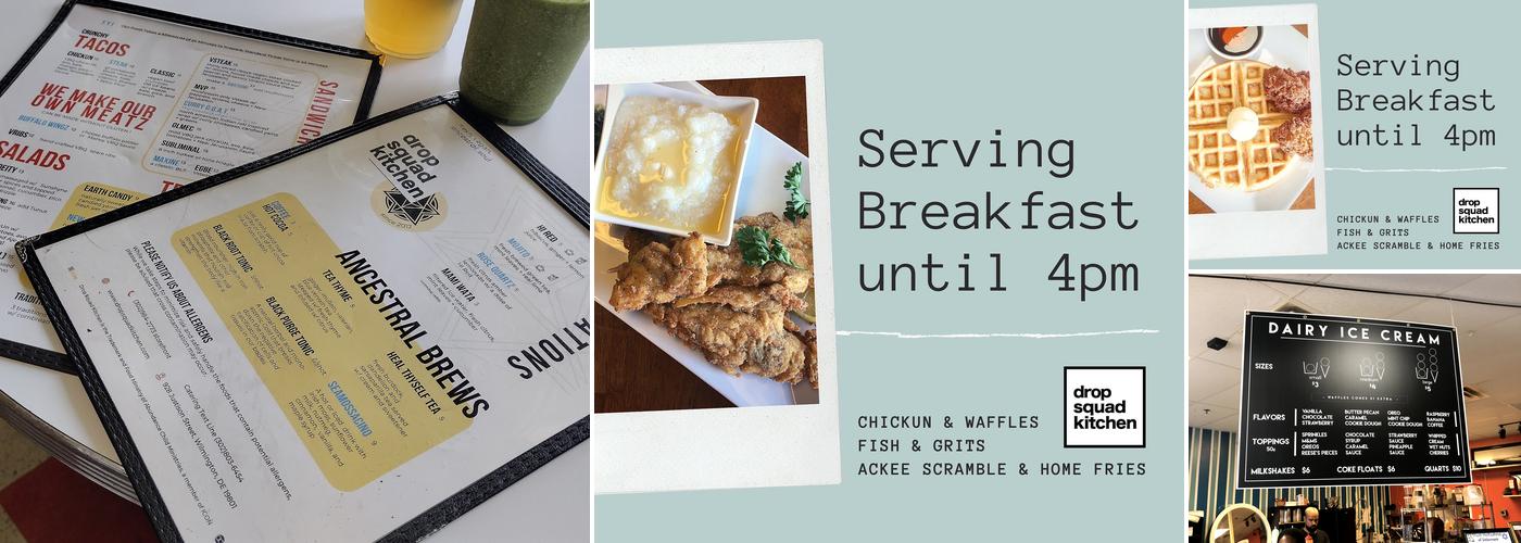 Drop Squad Kitchen Menu
