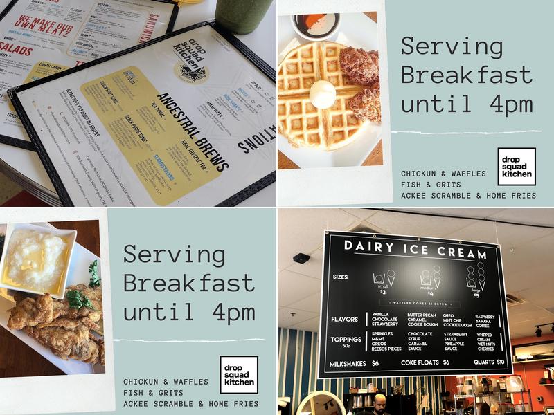 Drop Squad Kitchen Menu