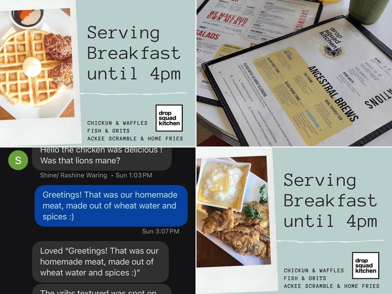 Drop Squad Kitchen Menu