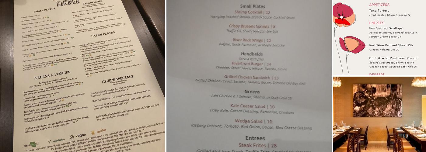 River Rock Kitchen Menu