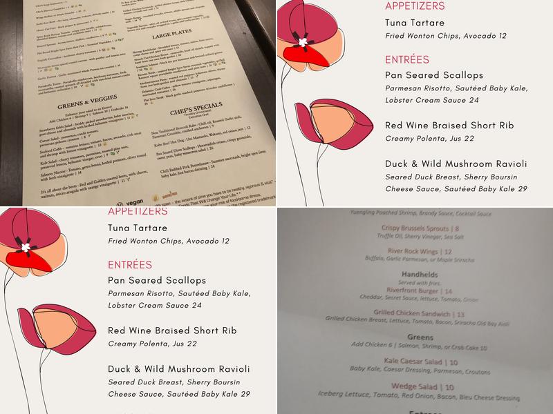 River Rock Kitchen Menu