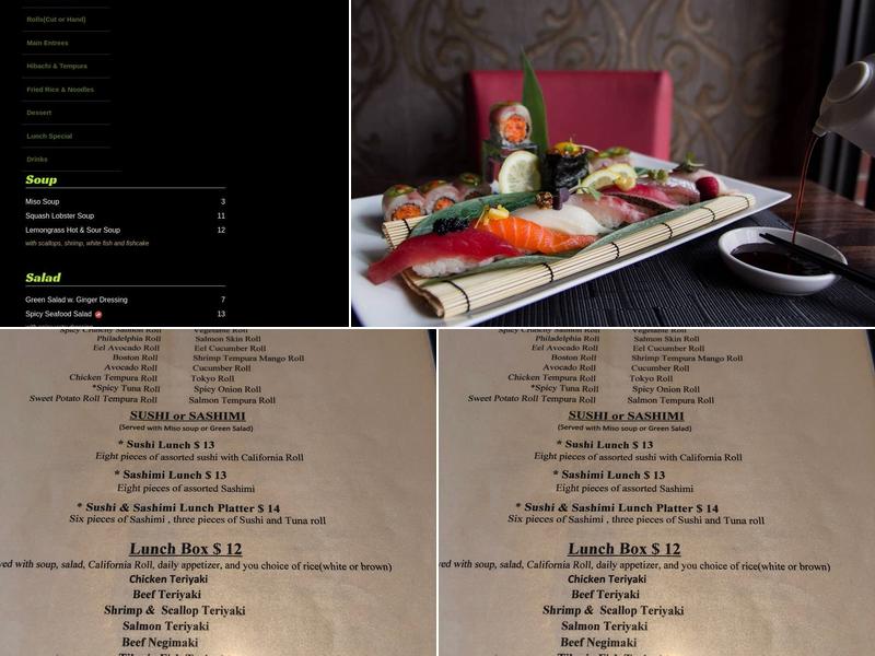 Aji 53 Services Menu