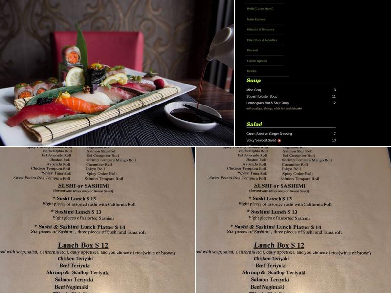 Aji 53 Services Menu