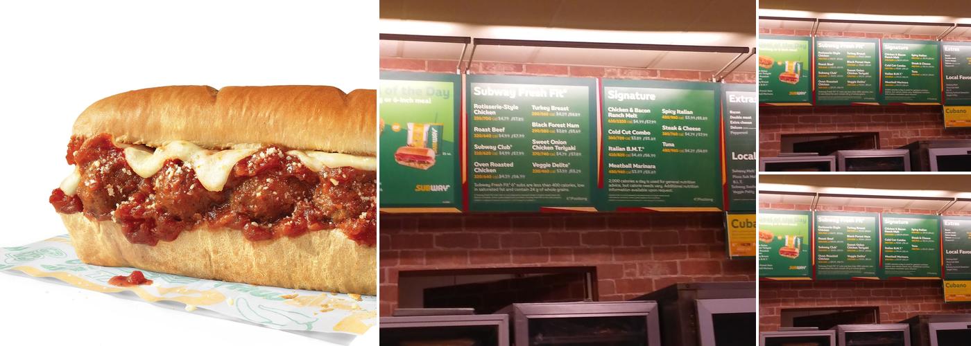 Subway Menu