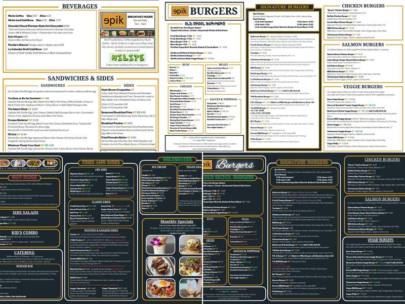 Epik Menu