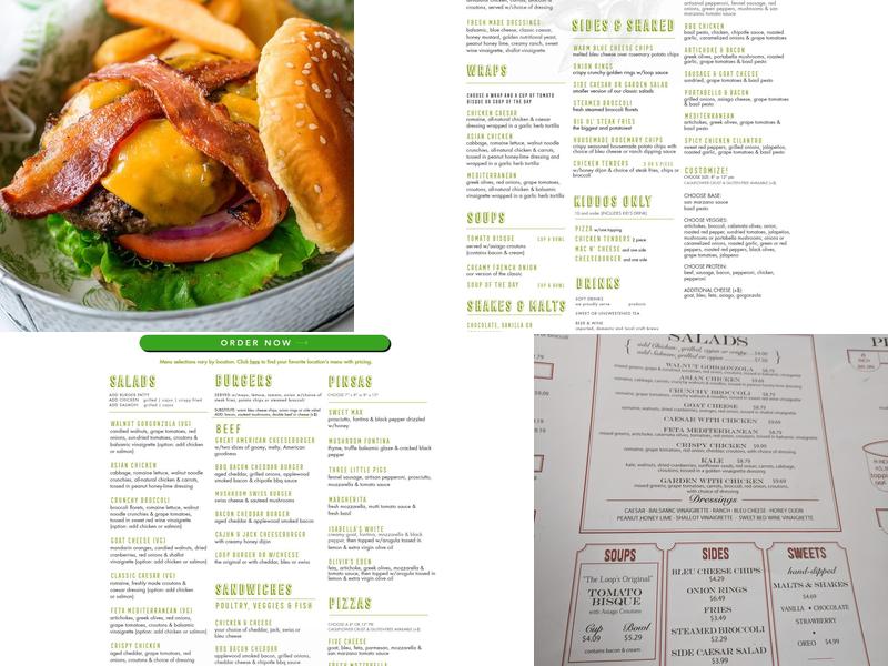 The Loop Restaurant Menu