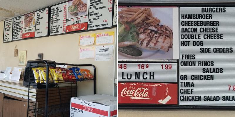 Oasis Sandwiches Menu