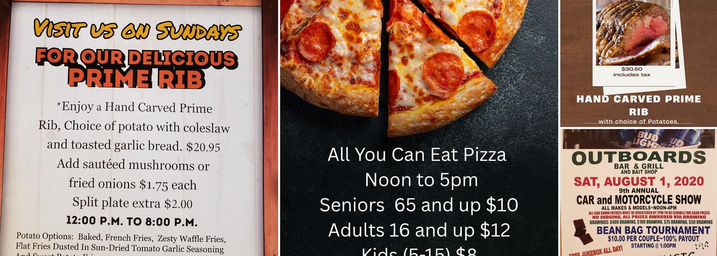 Hooked at Outboards Bar and Grill Menu