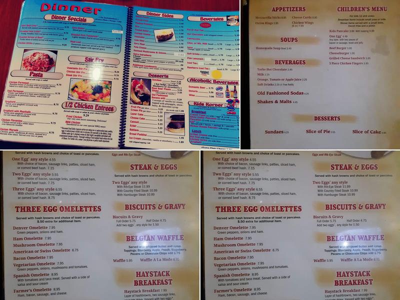 21&13 Cafe Menu