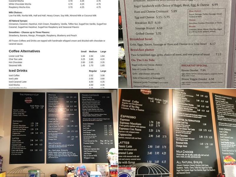 The Brick Coffee House Menu