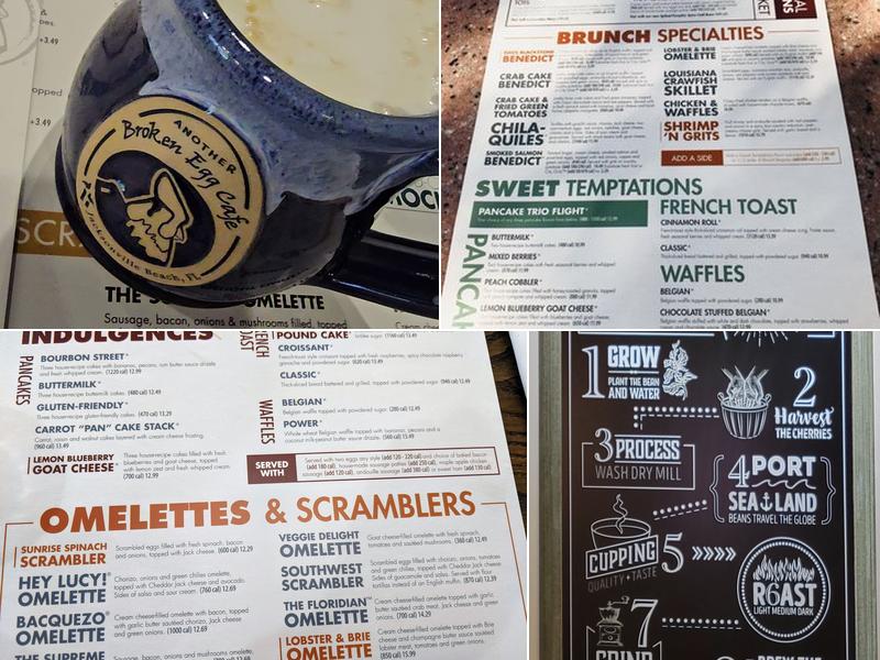 Another Broken Egg Cafe Menu