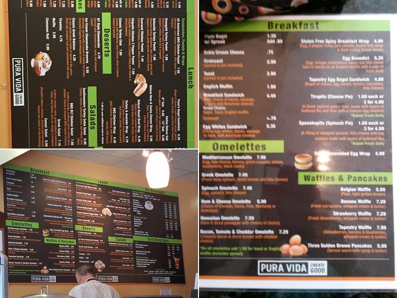 Tapestry Cafe Menu