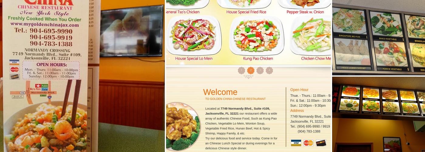 Golden China Menu