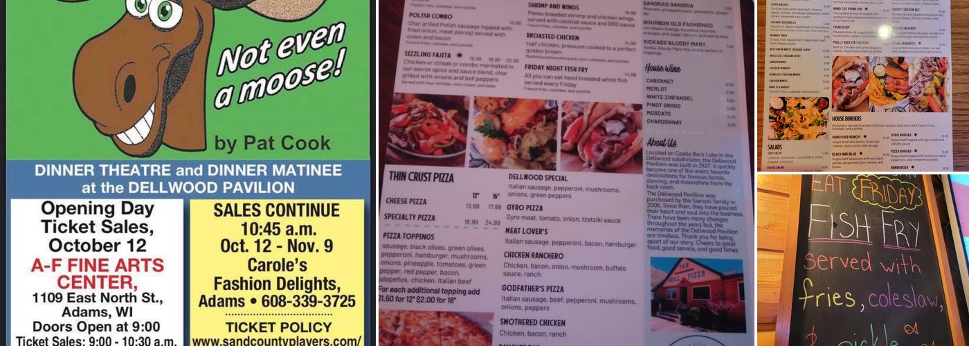 Dellwood Pavilion Menu