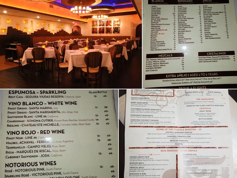 CaraCara Mexican Grill Menu