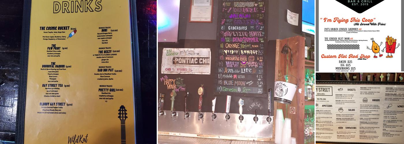 Bay Street Sports Grill Menu