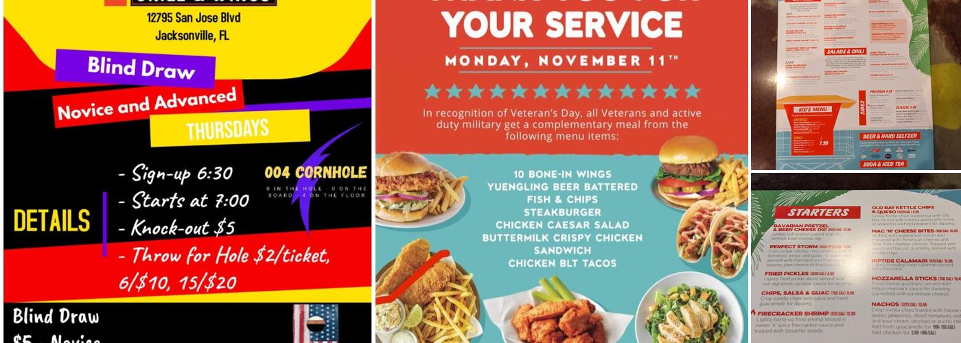 Hurricane Grill & Wings-Julington Creek Menu