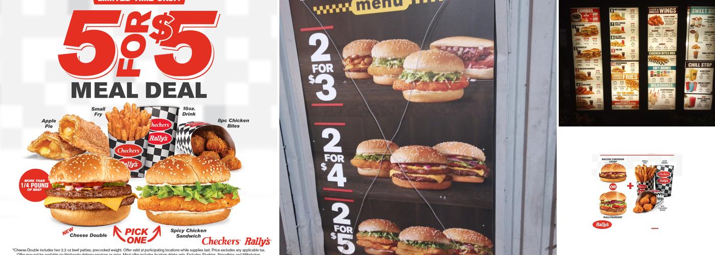 Checkers Menu