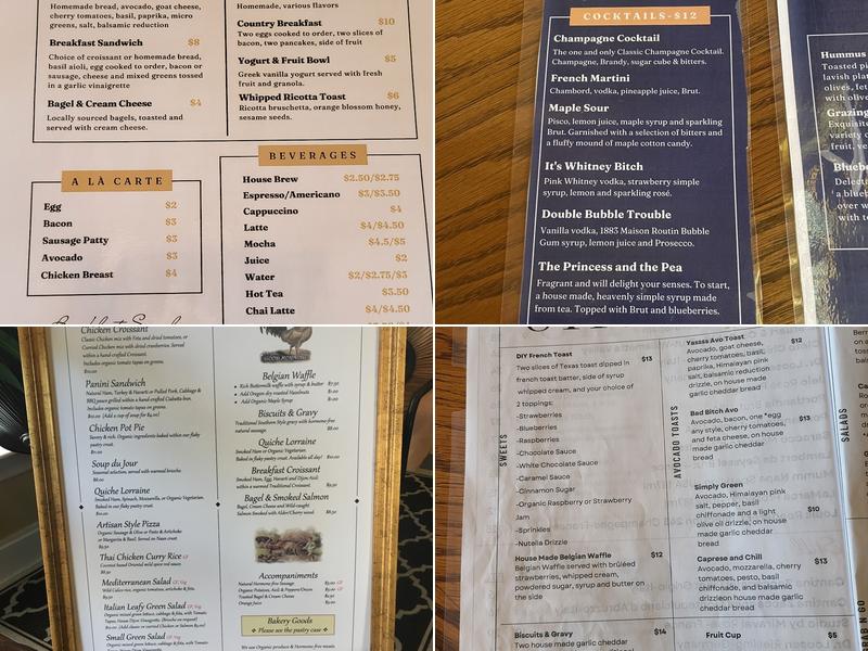 Sip Champagne and Dessert Bar Menu