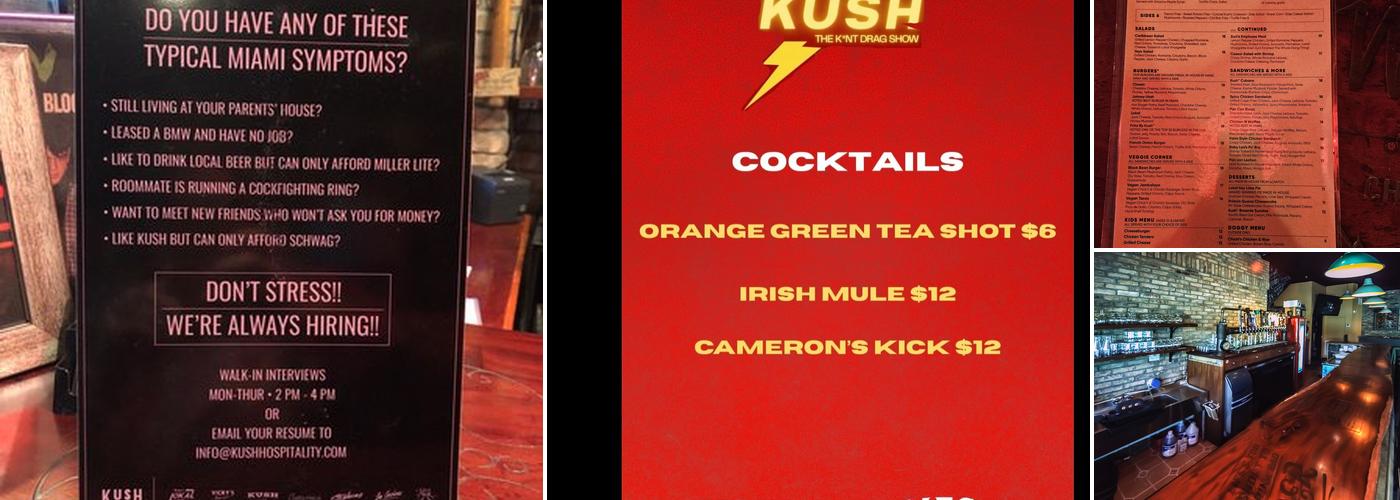 KUSH Menu