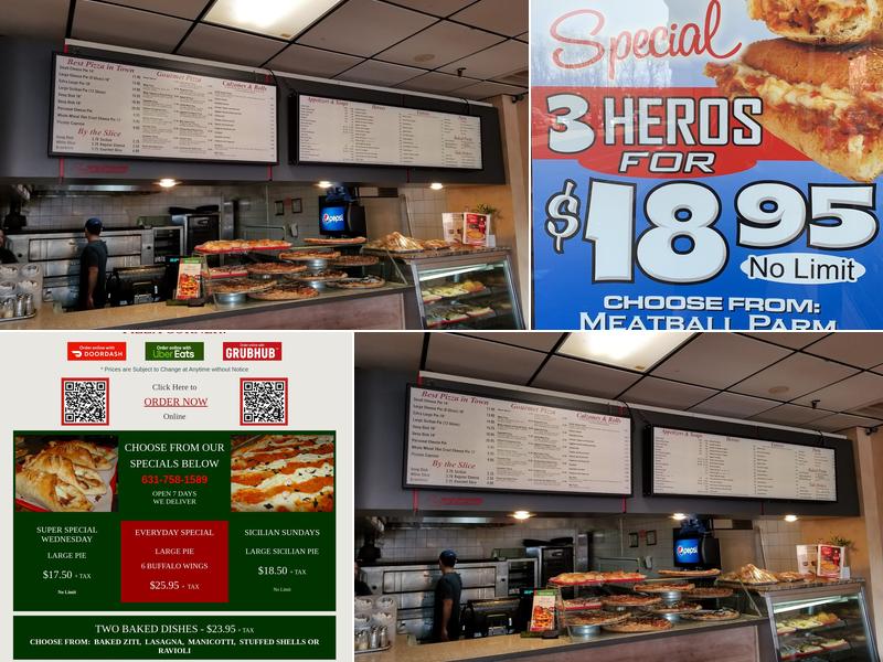 Pizza Corner Menu