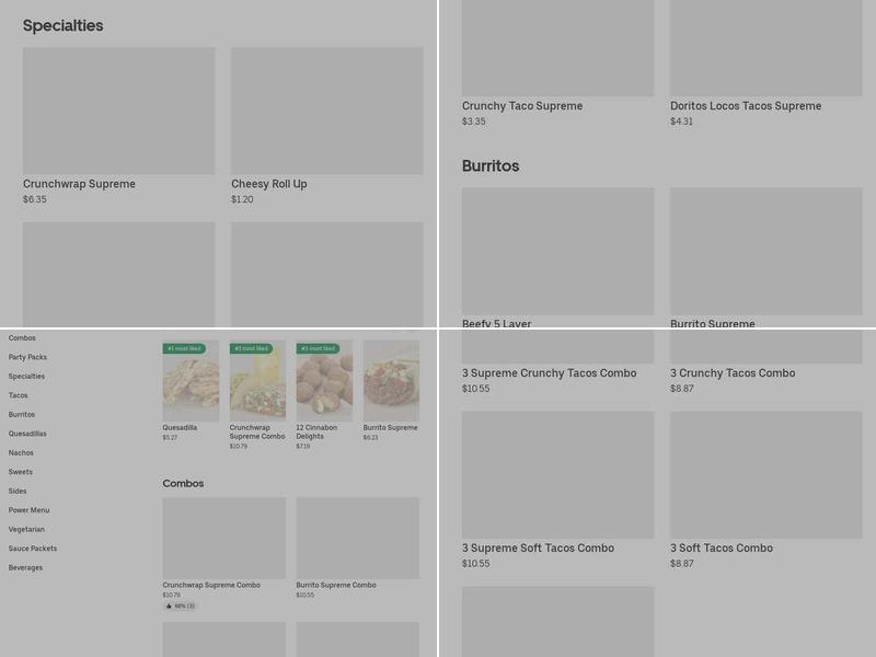 Taco Bell Menu