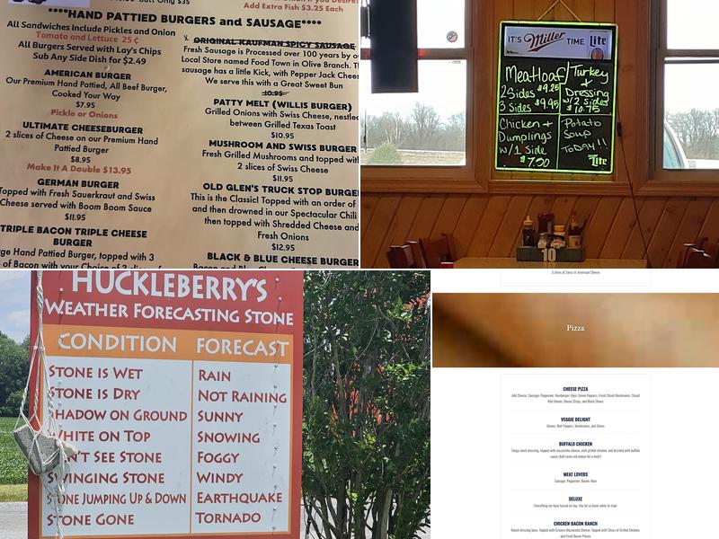 Huckleberry's Pub Menu