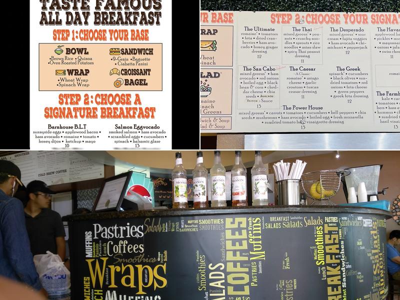 Taste Bakery Cafe Menu