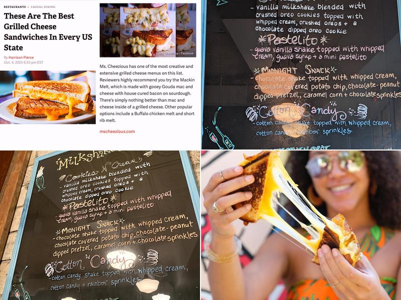 Ms. Cheezious Menu