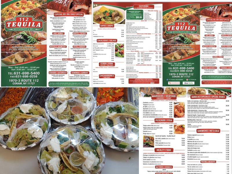 Tequila Menu