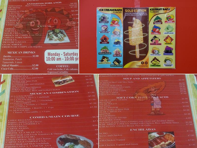 Mi Rancho Mexican Grill Menu