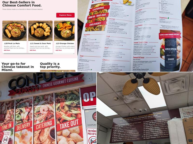 Confucio Express Brickell Menu