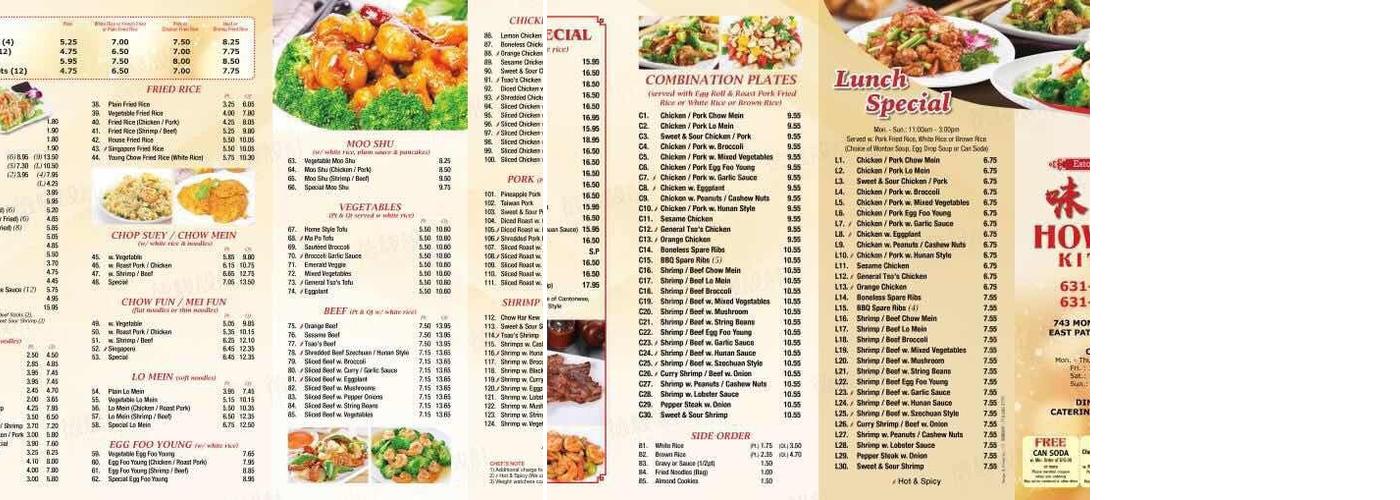 How May Kitchen Menu