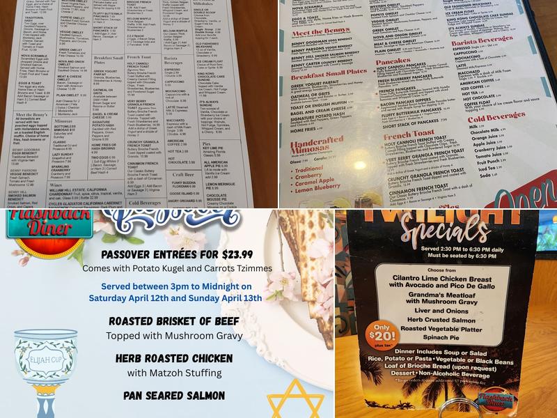 Flashback Diner Menu