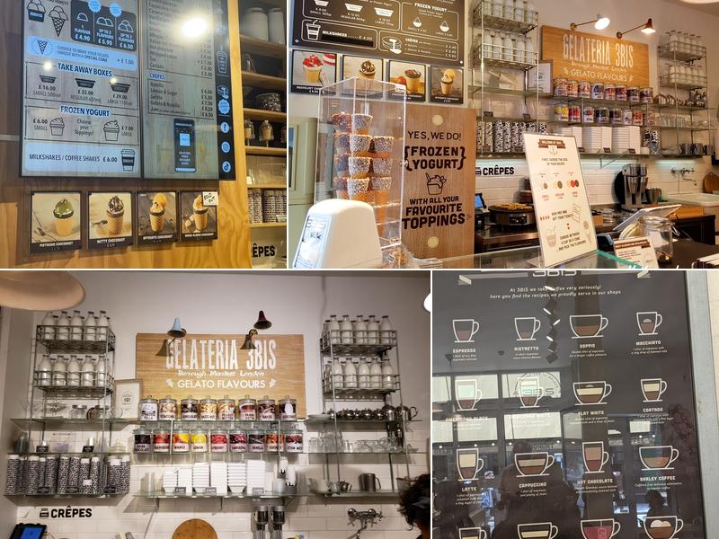 Gelateria 3Bis Borough Market Menu