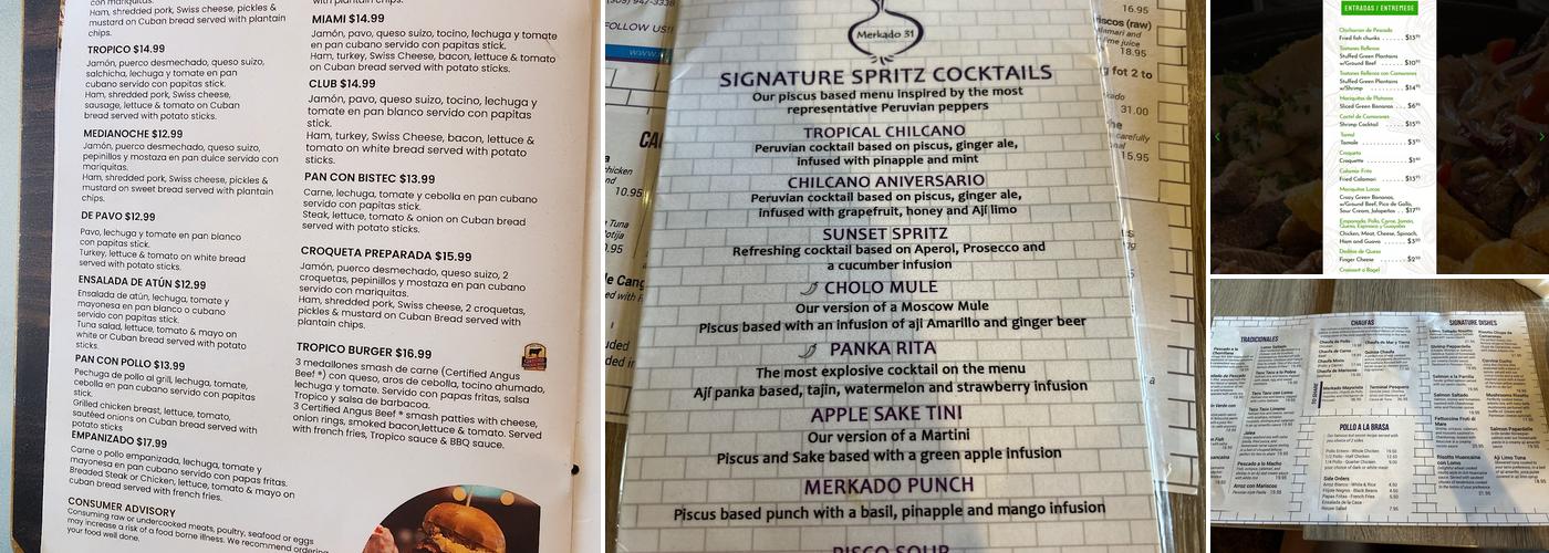 El Tropico Restaurant Menu