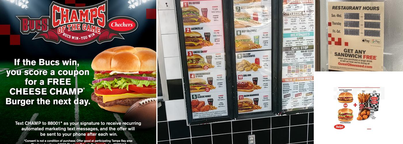 Checkers Menu