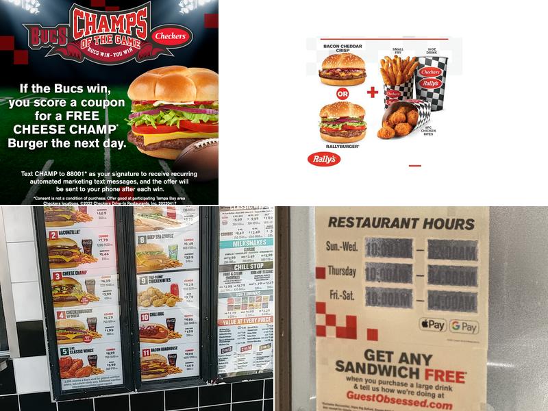 Checkers Menu