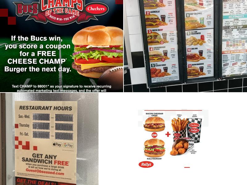 Checkers Menu