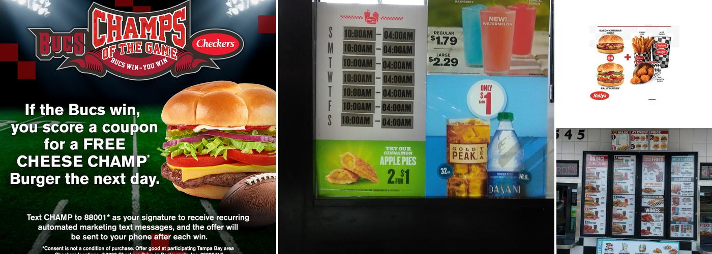 Checkers Menu