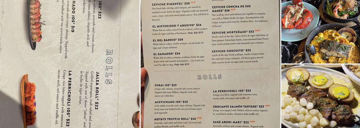 CVI.CHE 105 Menu