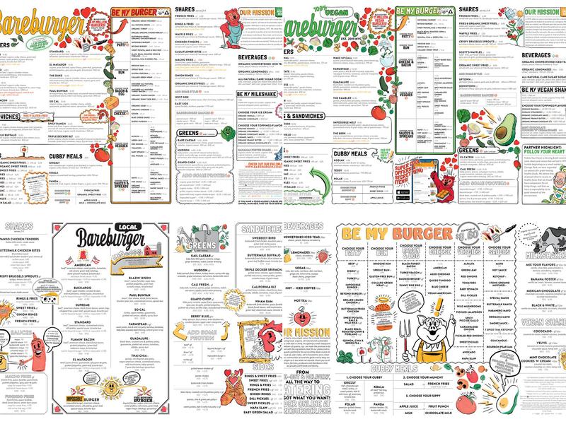 Bareburger Menu