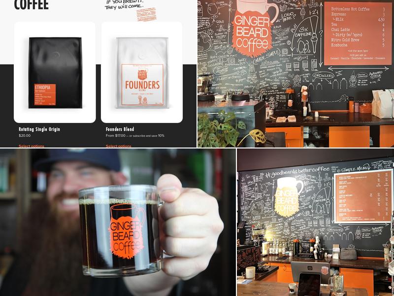 Ginger Beard Coffee Menu