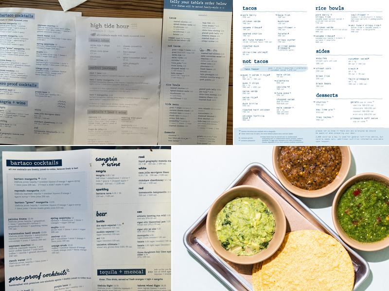 bartaco Menu