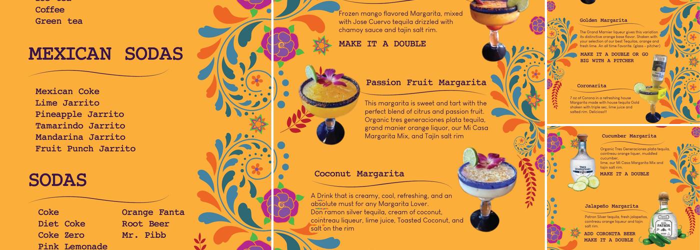 Mi Casa Mexican Restaurant Menu