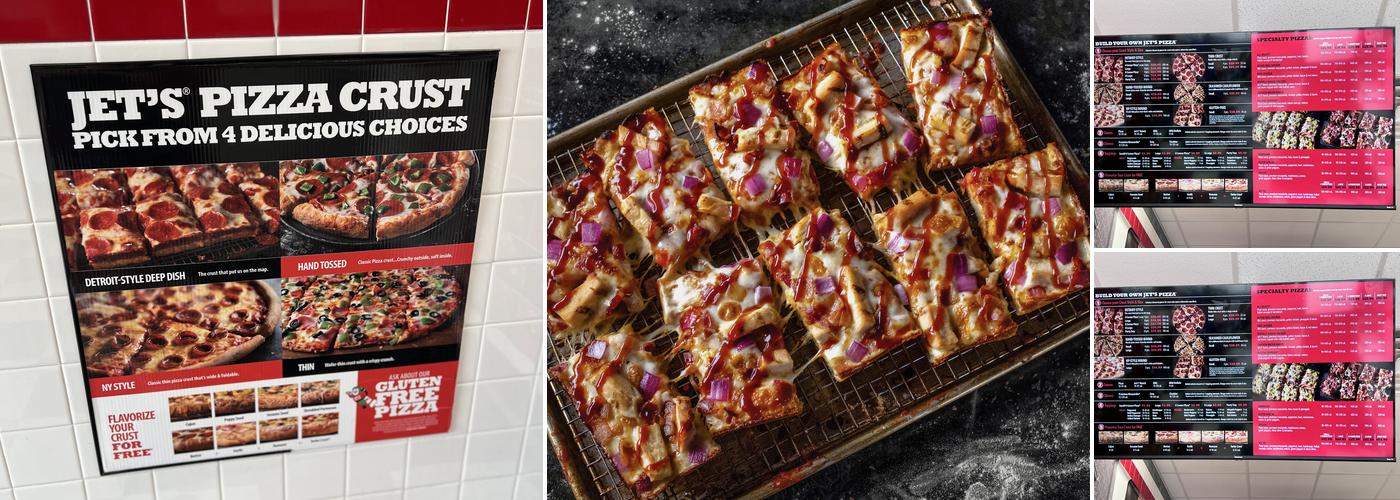 Jet's Pizza Menu